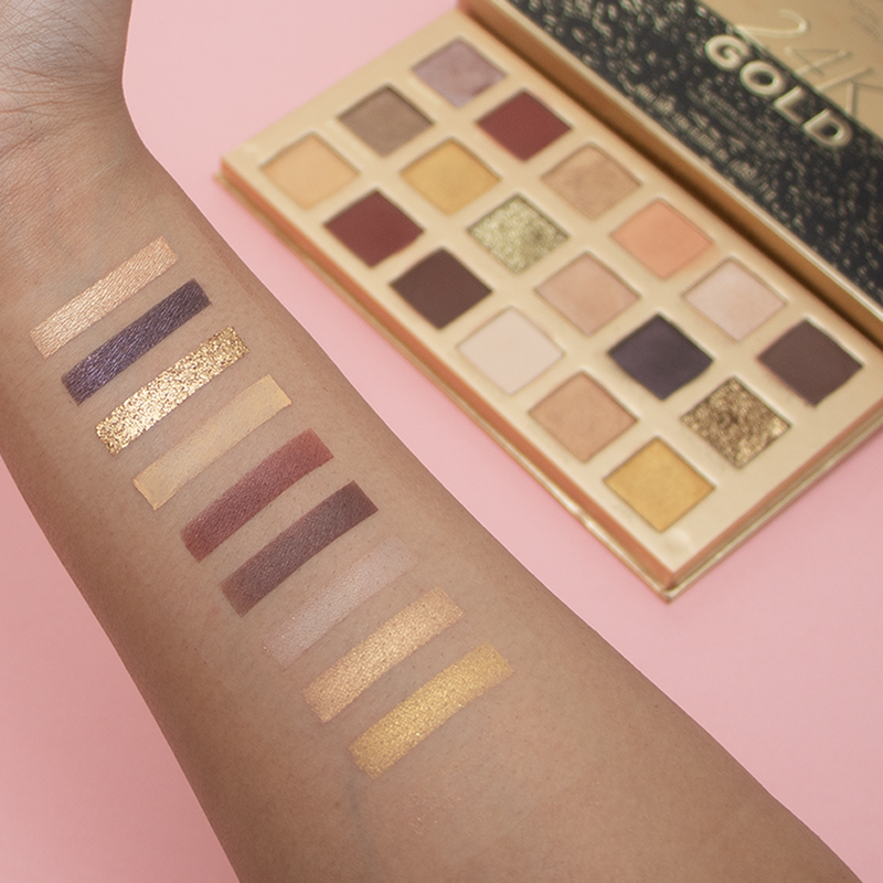 Revolution Pro 24k Gold Eyeshadow palette Revolution Beauty Official Site